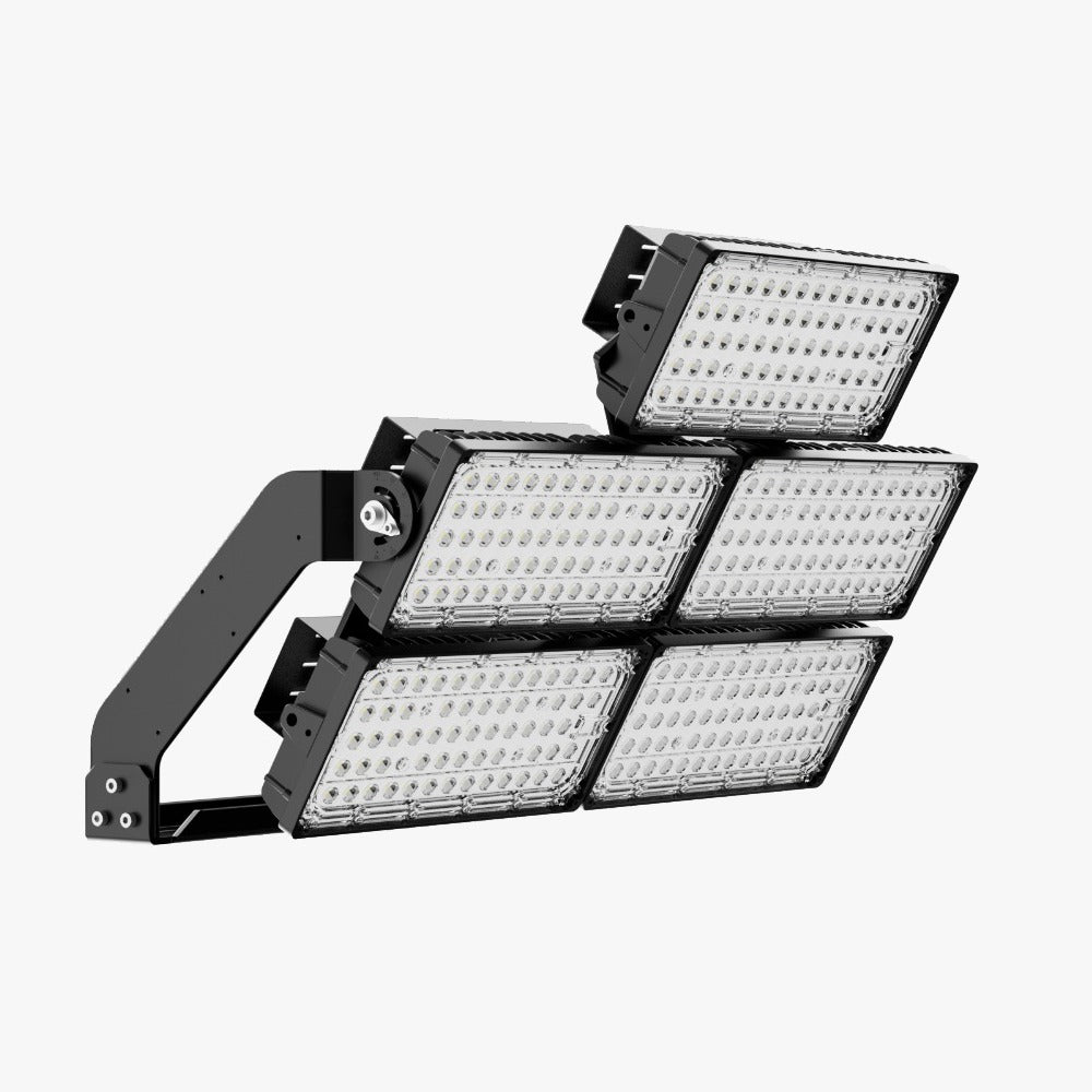 1000W LED Modular Stadium Floodlights, Coastal Grade, 2000w HID Replacement, 145000lm (150lm/w), 5 Year Warranty, IP66, Diamond-DS Range - Clear Sky Distributors 