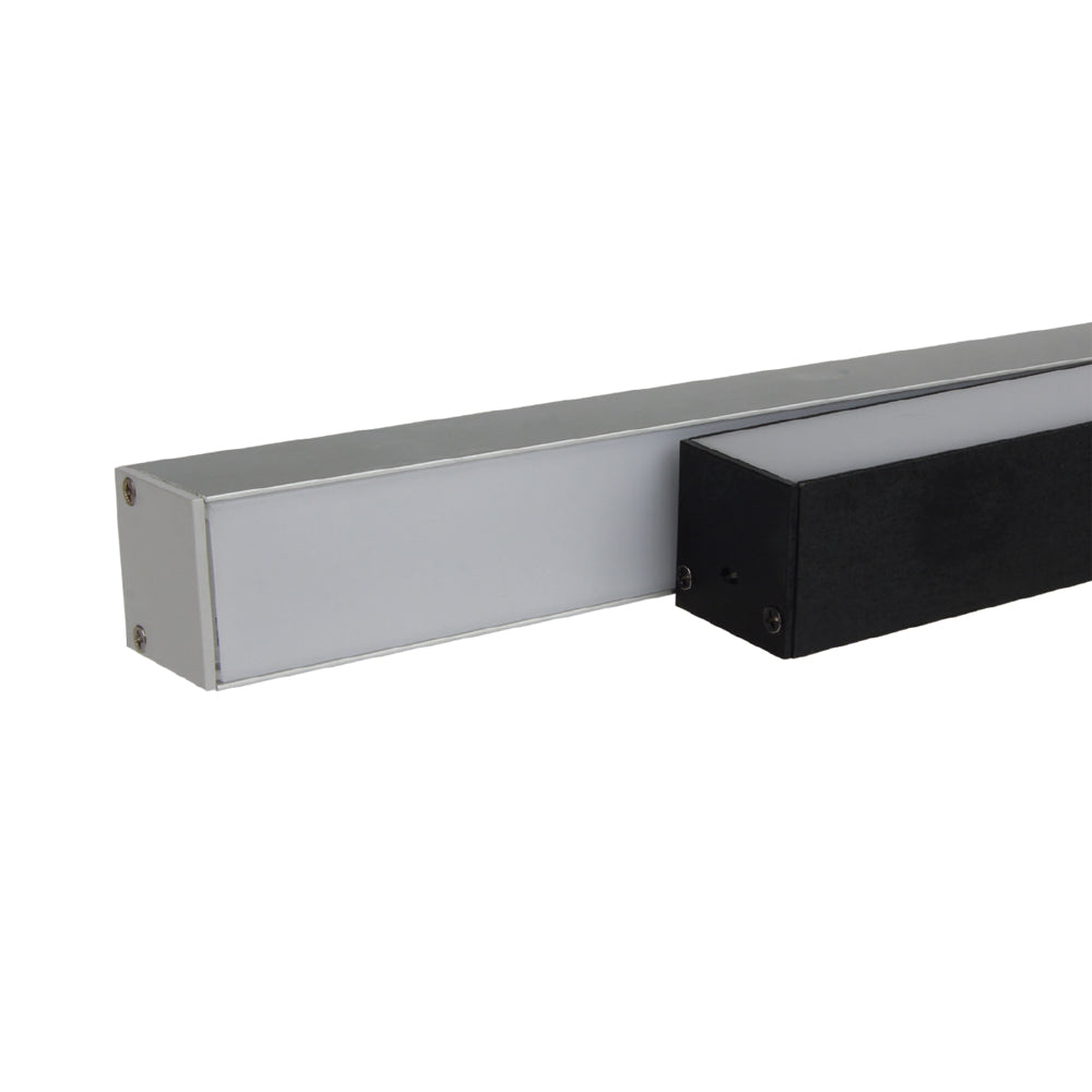 Custom LED Linear Light, 35mm Profile, 110lm/w, IP44, Surface or Suspension, Platinum-LA Range - Clear Sky Distributors 