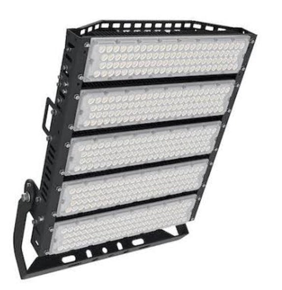 500w LED Modular Floodlight, 1000w HID Replacement, 85000lm (170lm/w), 5 Year Warranty, IP67, Diamond-RN4 Range - Clear Sky Distributors 