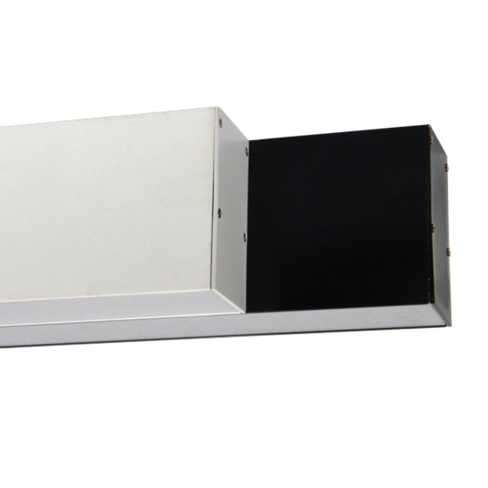 Custom LED UP/Down Linear Light, 50x90mm Profile, 115lm/w, IP44, Suspension Mount, Platinum-LA Range - Clear Sky Distributors 
