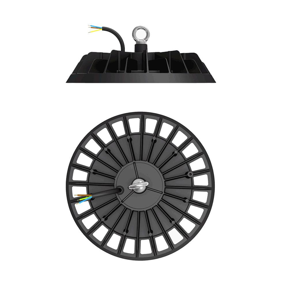 150w UFO LED High Bays, 5700k, 250-400w HID Replacement, 21000lm (140lm/w), 3 Year Warranty, IP65, Gold-PD2 Range - Clear Sky Distributors  (7450363920571)