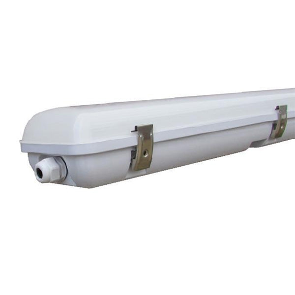 52w 5ft IP65 Vapour Proof LED Linear Light, 5720lm, 2 Year Warranty, Black-ST Range (7690273849531)